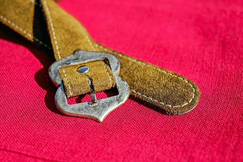 Hat Band from Old Belts